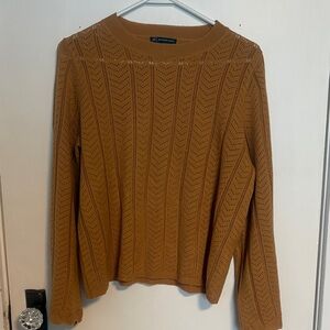 Adrianna Papell gold Knit Sweater